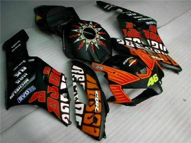 Preto Laranja Carenagem & Plástico Moto Honda CBR 1000RR 04-05 Preto Laranja Carenagem & Plástico Moto Honda CBR 1000RR 04-05