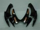 Preto Laranja Moto Plástico Suzuki GSXR 600 / 750 K6 06-07
