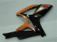 Preto Laranja Moto Plástico Suzuki GSXR 600 / 750 K6 06-07