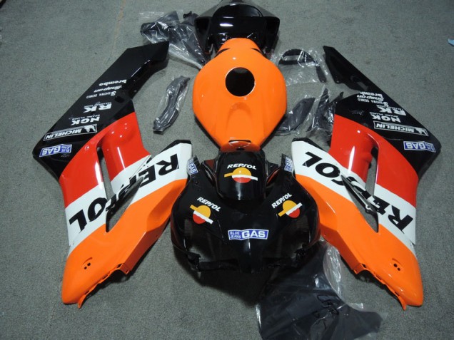 Preto Laranja Repsol Abs Kits Carenagem Moto Honda CBR 1000RR 04-05 Preto Laranja Repsol Abs Kits Carenagem Moto Honda CBR 1000RR 04-05