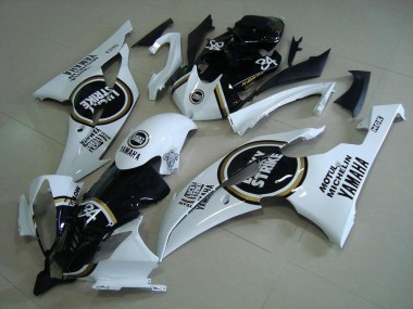 Preto Lucky Strike Carenagem Moto Yamaha R6 08-16