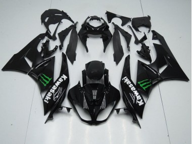 Preto & Monster Carenagem Moto Kawasaki ZX6R 09-12