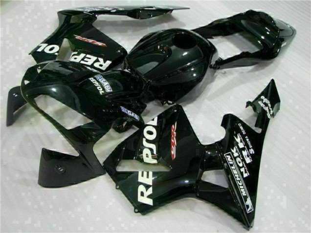 Preto Moto Plástico Honda CBR 600RR 03-04 Preto Moto Plástico Honda CBR 600RR 03-04