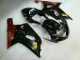 Preto Moto Plástico Suzuki GSXR 600 / 750 K1 K2 K3 01-03 Preto Moto Plástico Suzuki GSXR 600 / 750 K1 K2 K3 01-03