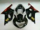 Preto Moto Plástico Suzuki GSXR 600 / 750 K1 K2 K3 01-03 Preto Moto Plástico Suzuki GSXR 600 / 750 K1 K2 K3 01-03