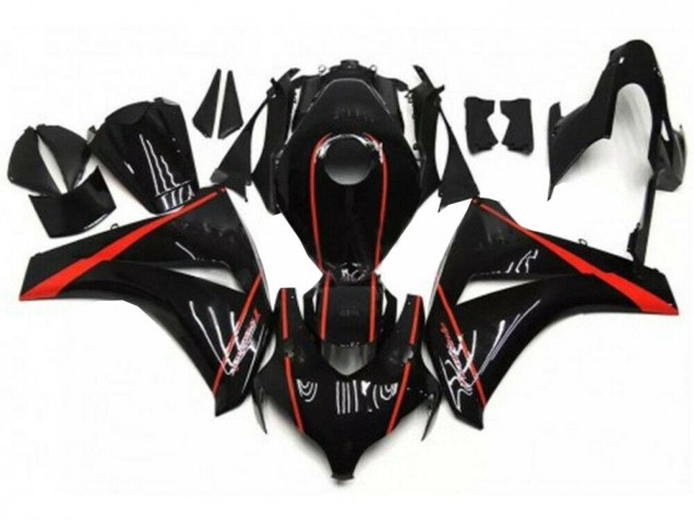 Preto Moto Plásticos Honda CBR 1000RR 08-11 Preto Moto Plásticos Honda CBR 1000RR 08-11