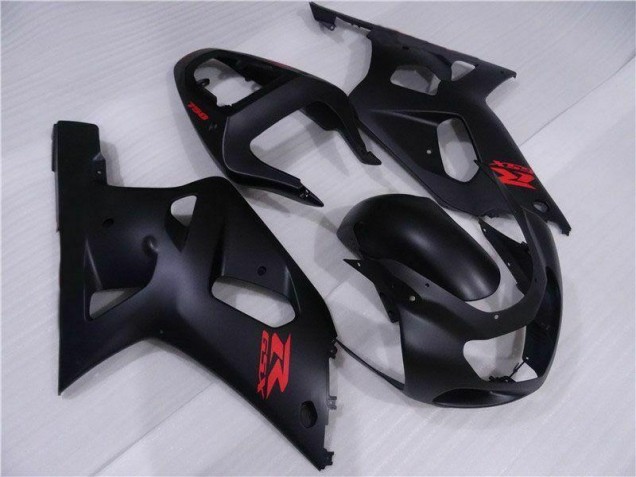 Preto Moto Plásticos Suzuki GSXR 600 / 750 K1 K2 K3 01-03 Preto Moto Plásticos Suzuki GSXR 600 / 750 K1 K2 K3 01-03
