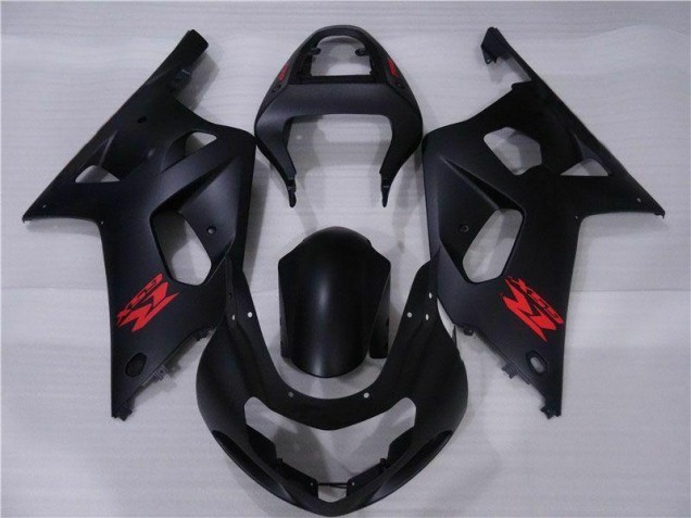 Preto Moto Plásticos Suzuki GSXR 600 / 750 K1 K2 K3 01-03 Preto Moto Plásticos Suzuki GSXR 600 / 750 K1 K2 K3 01-03