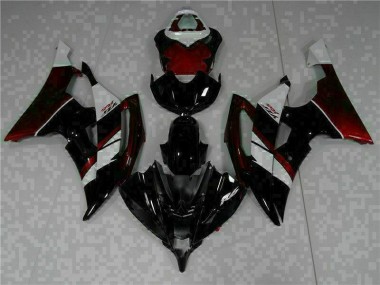 Preto Moto Plásticos Yamaha R6 08-16