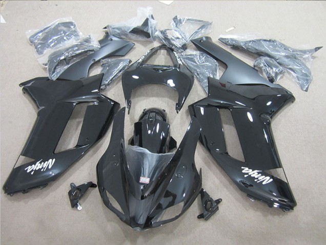 Preto Ninja Carenagem Moto Kawasaki ZX6R 07-08 Preto Ninja Carenagem Moto Kawasaki ZX6R 07-08