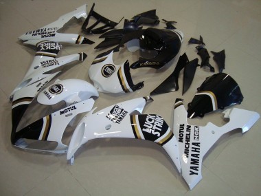 Preto Ouro Branco Carenagem Moto Yamaha R1 04-06