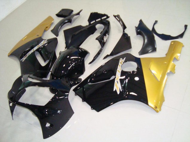 Preto Ouro Carenagem Moto Kawasaki ZX12R 00-01 Preto Ouro Carenagem Moto Kawasaki ZX12R 00-01