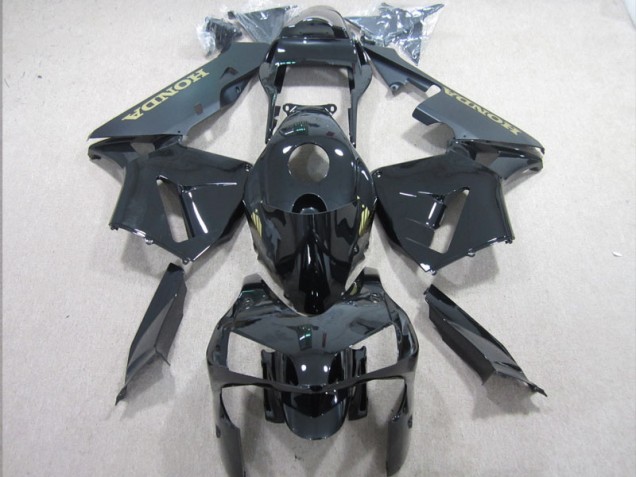 Preto Ouro Decalque Abs Kit Carenagem & Plásticos Moto Honda CBR 600RR 03-04 Preto Ouro Decalque Abs Kit Carenagem & Plásticos Moto Honda CBR 600RR 03-04