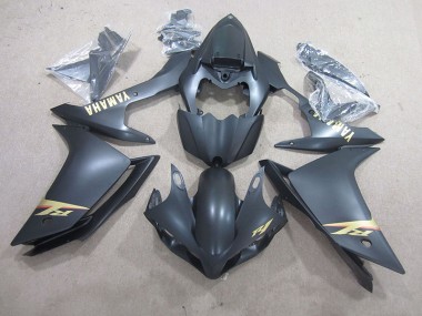 Preto Ouro Decalque Abs Kits Carenagem Moto Yamaha R1 07-08
