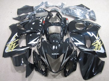 Preto Ouro Decalque Carenagem Moto Suzuki GSXR 1300 Hayabusa 08-19