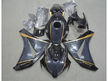 Preto Ouro Fireblade Carenagem Moto Honda CBR 1000RR 08-11