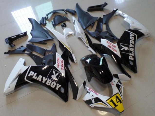 Preto Playboy 14 Carenagem Moto Honda NSR 250 MC28 P4 94-96 Preto Playboy 14 Carenagem Moto Honda NSR 250 MC28 P4 94-96