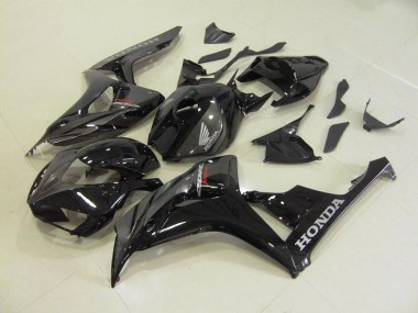 Preto Prata Carenagem Moto Honda CBR 1000RR 06-07