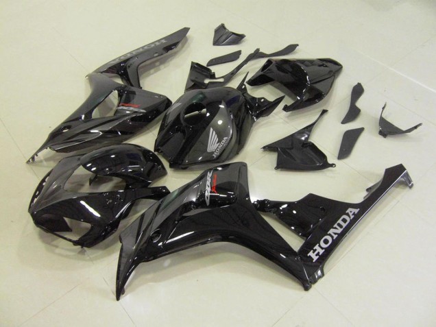 Preto Prata Carenagem Moto Honda CBR 1000RR 06-07