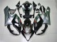 Preto Prata Carenagem Moto Suzuki GSXR 1000 K5 05-06 Preto Prata Carenagem Moto Suzuki GSXR 1000 K5 05-06