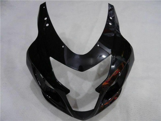 Preto Prata Carenagem Moto Suzuki GSXR 600 / 750 K4 04-05 Preto Prata Carenagem Moto Suzuki GSXR 600 / 750 K4 04-05