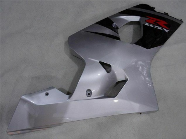 Preto Prata Carenagem Moto Suzuki GSXR 600 / 750 K4 04-05 Preto Prata Carenagem Moto Suzuki GSXR 600 / 750 K4 04-05