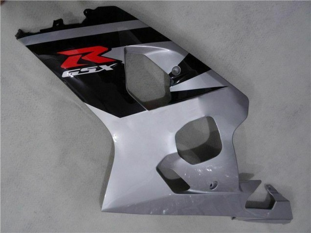 Preto Prata Carenagem Moto Suzuki GSXR 600 / 750 K4 04-05 Preto Prata Carenagem Moto Suzuki GSXR 600 / 750 K4 04-05
