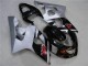 Preto Prata Carenagem Moto Suzuki GSXR 600 / 750 K4 04-05 Preto Prata Carenagem Moto Suzuki GSXR 600 / 750 K4 04-05