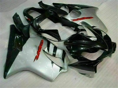 Preto Prata Carroçaria Moto Honda CBR 600 F4i 01-03