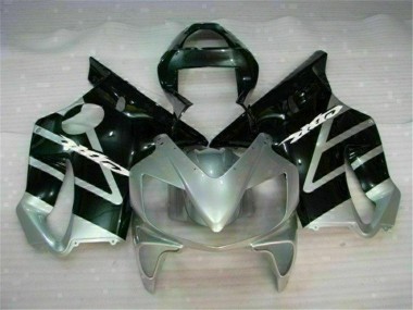 Preto Prata Kits Carenagem Moto Honda CBR 600 F4i 01-03