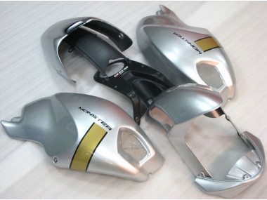 Preto Prata Monster Carenagem Moto Ducati Monster 696 08-12