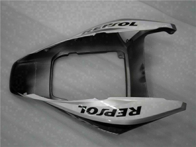 Preto Prata Repsol Abs Moto Plásticos Honda CBR 1000RR 04-05 Preto Prata Repsol Abs Moto Plásticos Honda CBR 1000RR 04-05