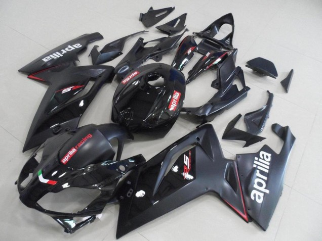 Preto & Preto Fosco Carenagem Moto Aprilia RS 125 06-11 Preto & Preto Fosco Carenagem Moto Aprilia RS 125 06-11