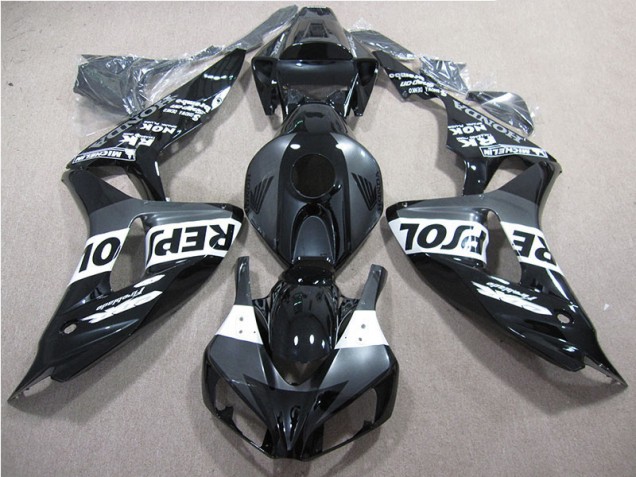 Preto Repsol Carenagem Moto Honda CBR 1000RR 06-07 Preto Repsol Carenagem Moto Honda CBR 1000RR 06-07