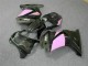 Preto Rosa Ninja Carenagem Moto Kawasaki EX250 08-12 Preto Rosa Ninja Carenagem Moto Kawasaki EX250 08-12