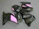 Preto Rosa Ninja Carenagem Moto Kawasaki EX250 08-12 Preto Rosa Ninja Carenagem Moto Kawasaki EX250 08-12