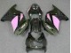 Preto Rosa Ninja Carenagem Moto Kawasaki EX250 08-12 Preto Rosa Ninja Carenagem Moto Kawasaki EX250 08-12