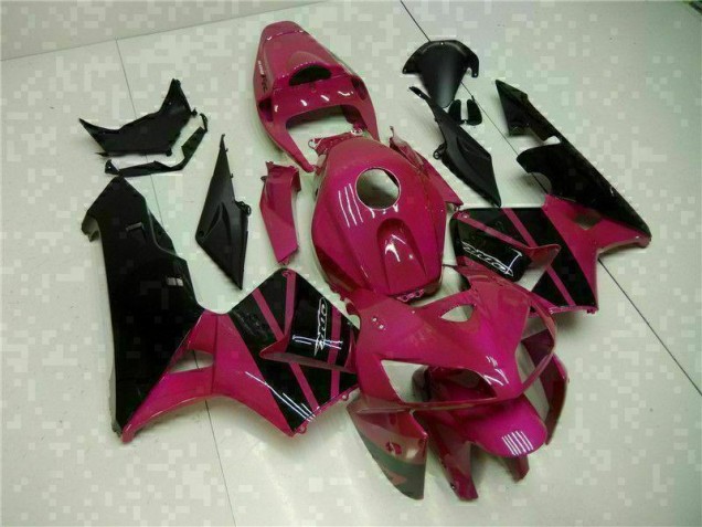 Preto Roxo Carenagem Moto Honda CBR 600RR 05-06 Preto Roxo Carenagem Moto Honda CBR 600RR 05-06