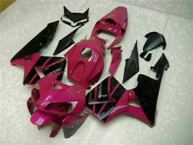 Preto Roxo Carenagem Moto Honda CBR 600RR 05-06 Preto Roxo Carenagem Moto Honda CBR 600RR 05-06