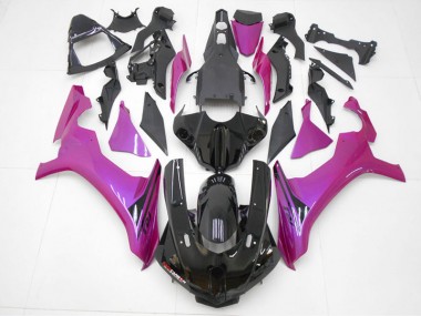 Preto Roxo Vermelho Carenagem Moto Yamaha R1 15-19