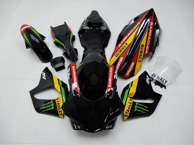 Preto Stanley Carenagem Moto Yamaha R1 15-19 Preto Stanley Carenagem Moto Yamaha R1 15-19