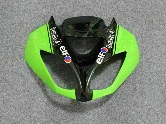 Preto Verde 3M Touch4 Carenagem Moto Kawasaki ZX6R 09-12 Preto Verde 3M Touch4 Carenagem Moto Kawasaki ZX6R 09-12
