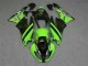 Preto Verde 3M Touch4 Carenagem Moto Kawasaki ZX6R 09-12 Preto Verde 3M Touch4 Carenagem Moto Kawasaki ZX6R 09-12