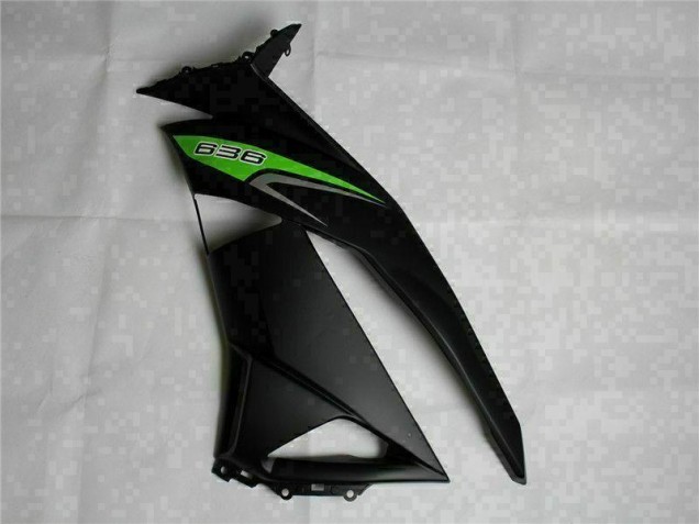Preto Verde 636 Carenagem Moto Kawasaki ZX6R 09-12 Preto Verde 636 Carenagem Moto Kawasaki ZX6R 09-12