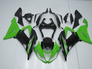 Preto Verde 636 Carenagem Moto Kawasaki ZX6R 13-18