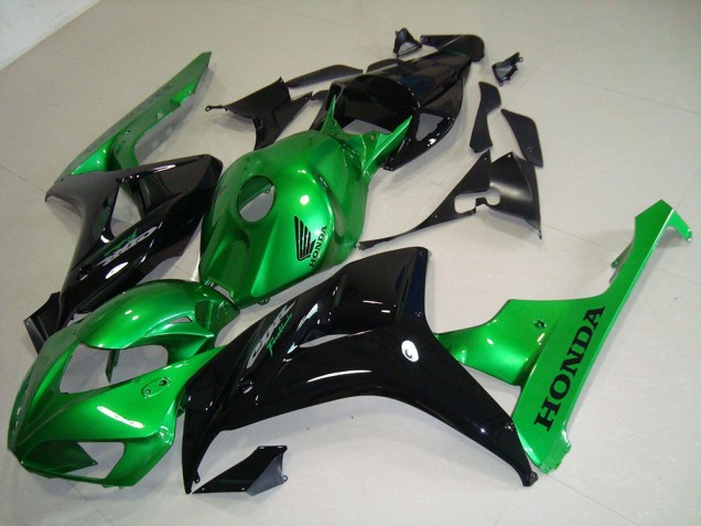Preto Verde Abs Motocicleta Plásticos Honda CBR 1000RR 06-07 Preto Verde Abs Motocicleta Plásticos Honda CBR 1000RR 06-07
