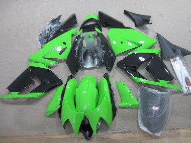 Preto Verde Carenagem Moto Kawasaki ZX10R 03-05