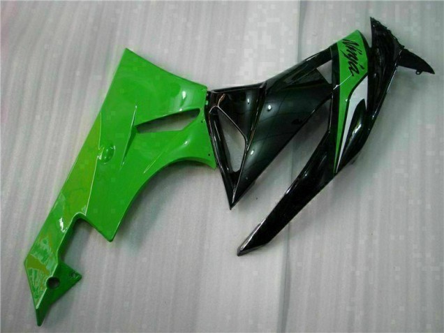 Preto Verde Carenagem Moto Kawasaki ZX6R 09-12 Preto Verde Carenagem Moto Kawasaki ZX6R 09-12