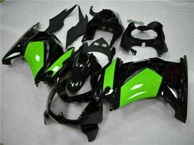 Preto Verde Carroçaria Moto Kawasaki EX250 08-12 Preto Verde Carroçaria Moto Kawasaki EX250 08-12