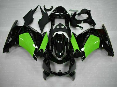 Preto Verde Carroçaria Moto Kawasaki EX250 08-12